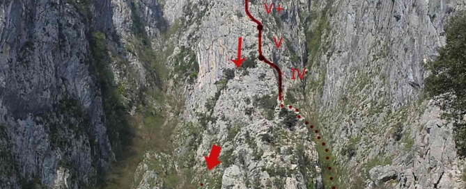 escalada-espolón de Urdón